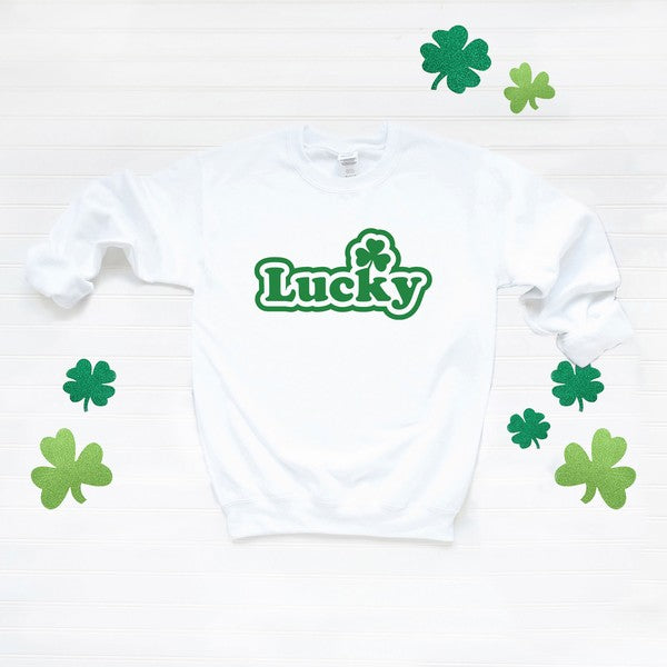 Lucky Bold Graphic Sweatshirt
