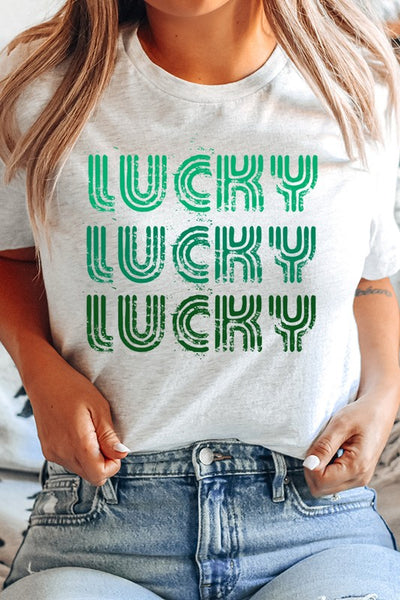 St Patrick's Day Lucky Block Graphic Tee