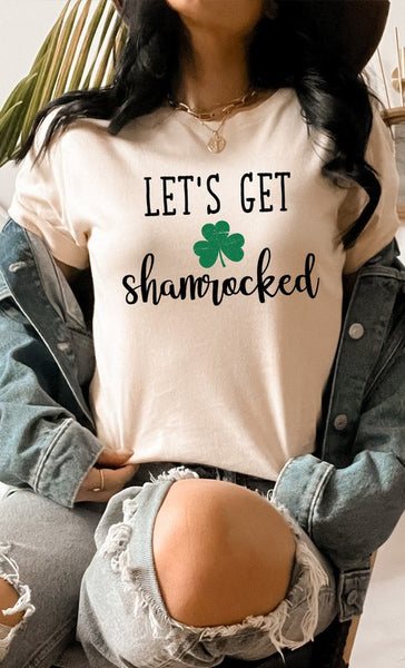 Lets Get Shamrocked PLUS SIZE Graphic Tee