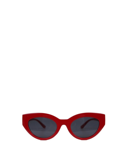 Nikky Aliaina Red Cat-Eye Sunglasses (Nicole Lee)